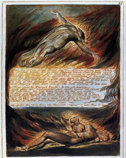 Blake, William The Descent of Christ Germany oil painting art